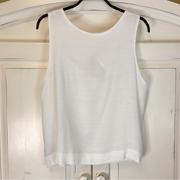 Free People Look Through Keyhole Tank Top in White - Picture 7 of 9
